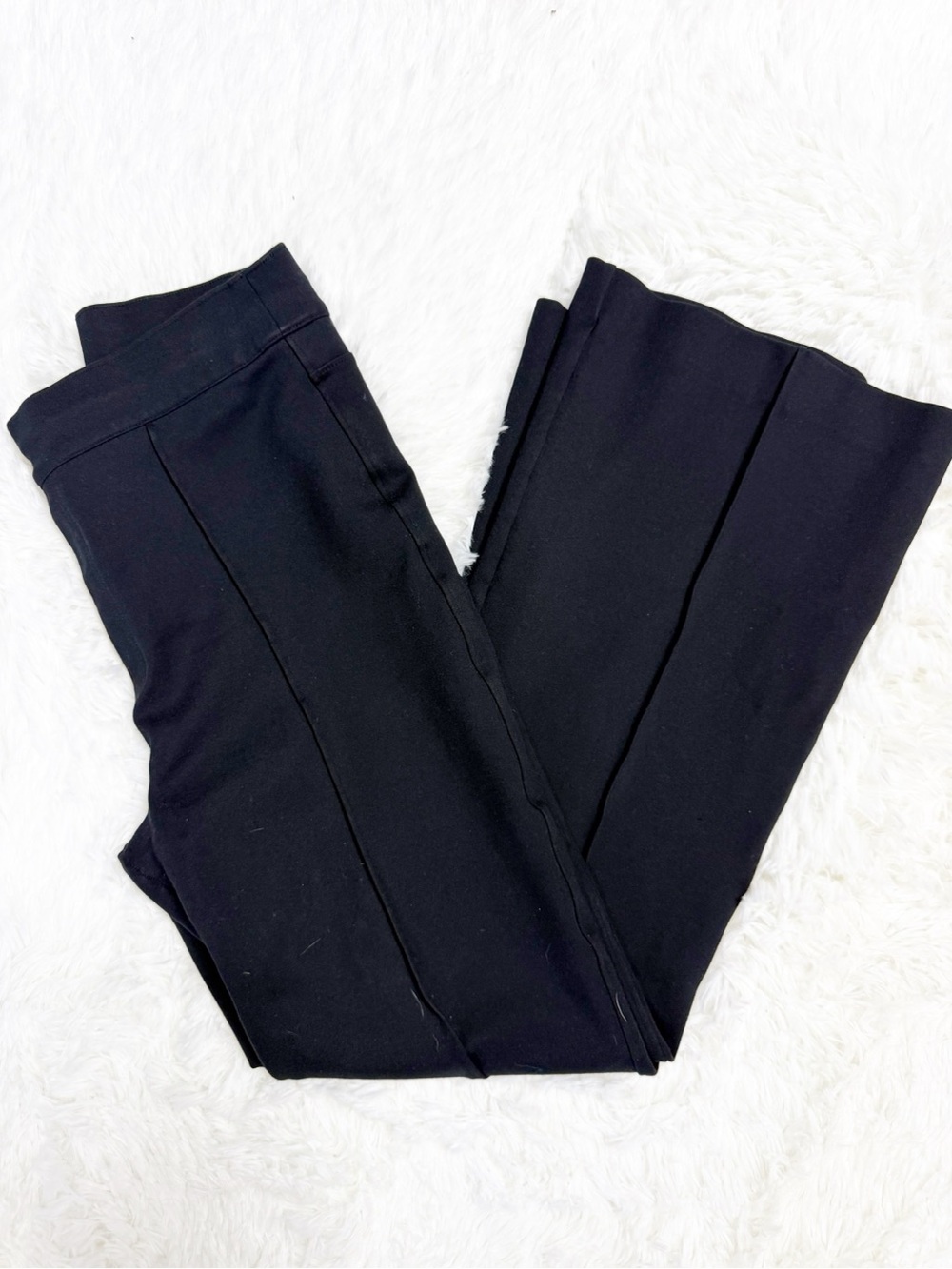 SPANX Ponte Perfect Flare Pants Medium Black 20252R Pull-On Stretch